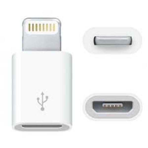 IP-XF-013 Lightning to Micro USB Adapter for iPhone  وصلة تحويل سلك الجلكسي وتوصيلة على الأيفون 